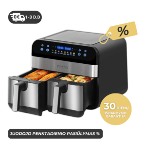 Dviguba karšto oro gruzdintuvė FRITO DOUBLE